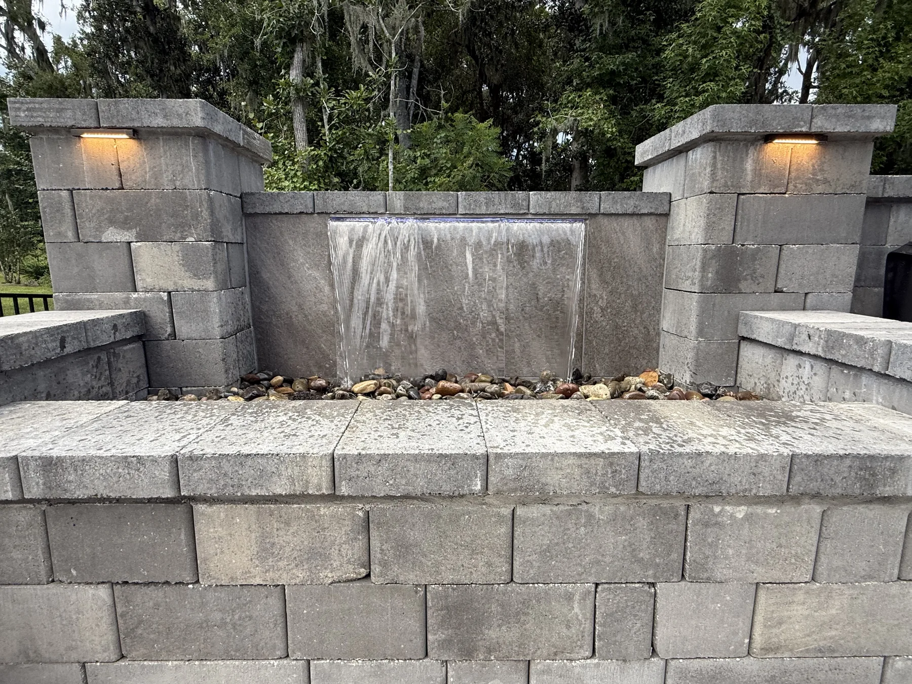 Water Wall & Seat Walls