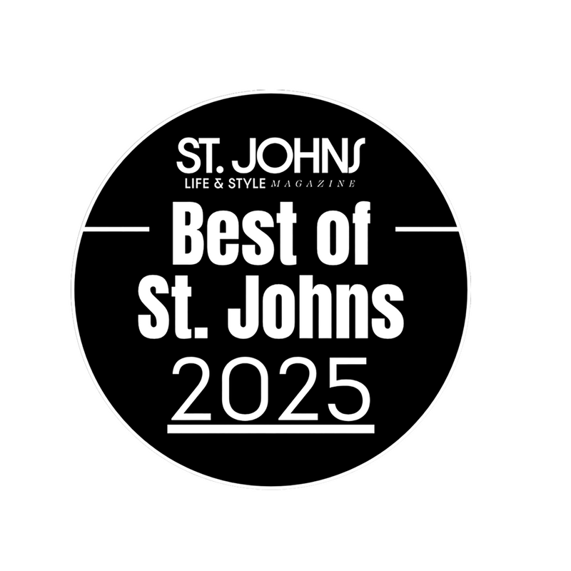 Best of St. Johns County 2025 winner badge